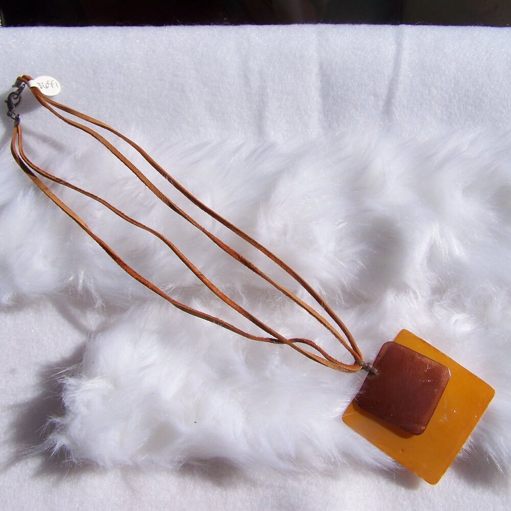Acrylic Squares Necklace